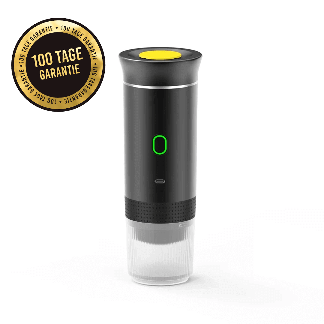 Kafflow - Tragbare Kaffeemaschine, Kaffee genießen, Stress vergessen